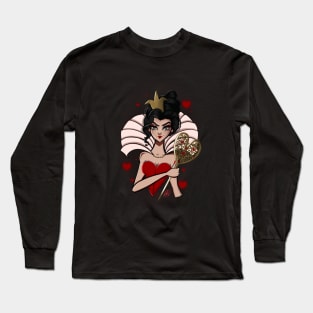 Queen of Hearts Long Sleeve T-Shirt